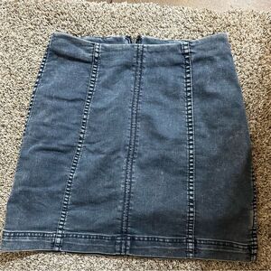 Free‎ People Modern Femme Denim Skirt